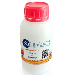Sopgal Nettoyant hydrofuge (800 ml) pour vitres et métaux non peints. Élimine taches et les éclaboussures causées par produits hydrofuges* Produits De Gros Lessivage