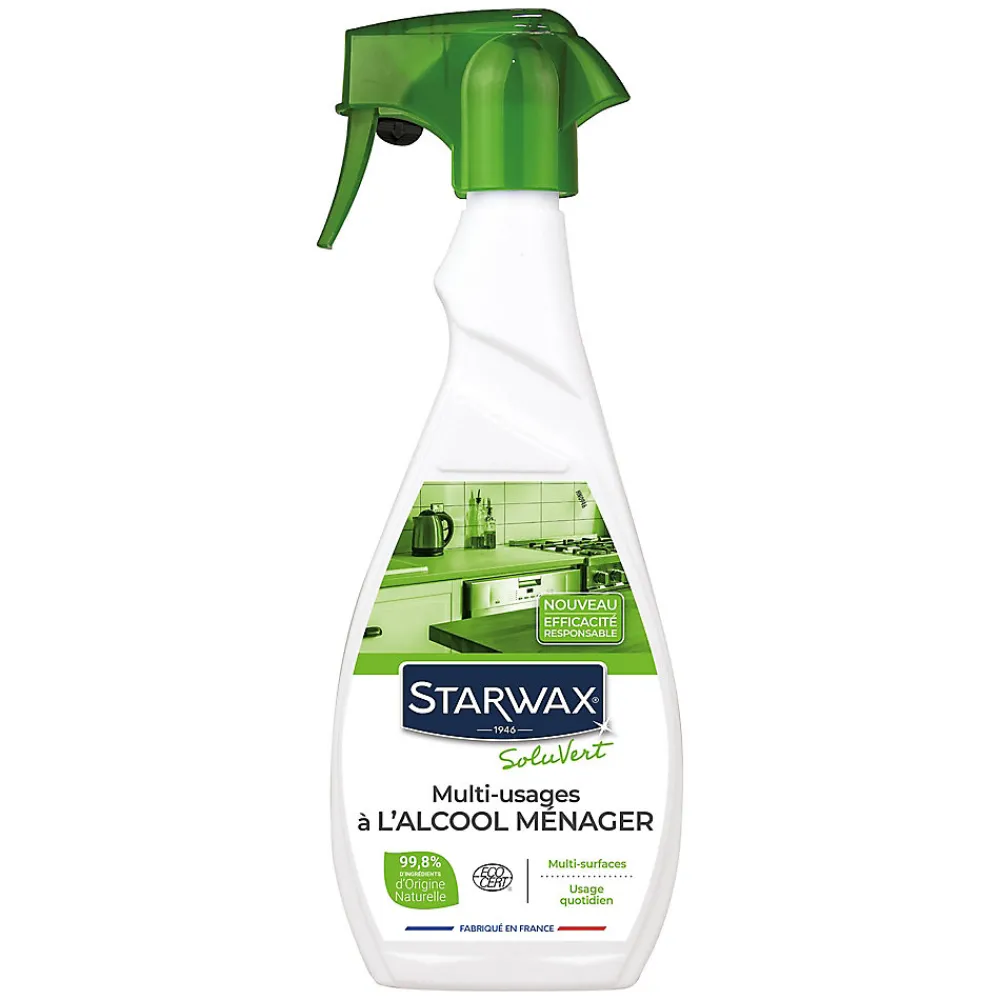 Nettoyant multi-usages à l'alcool ménager SoluVert 500ml>Starwax Sale