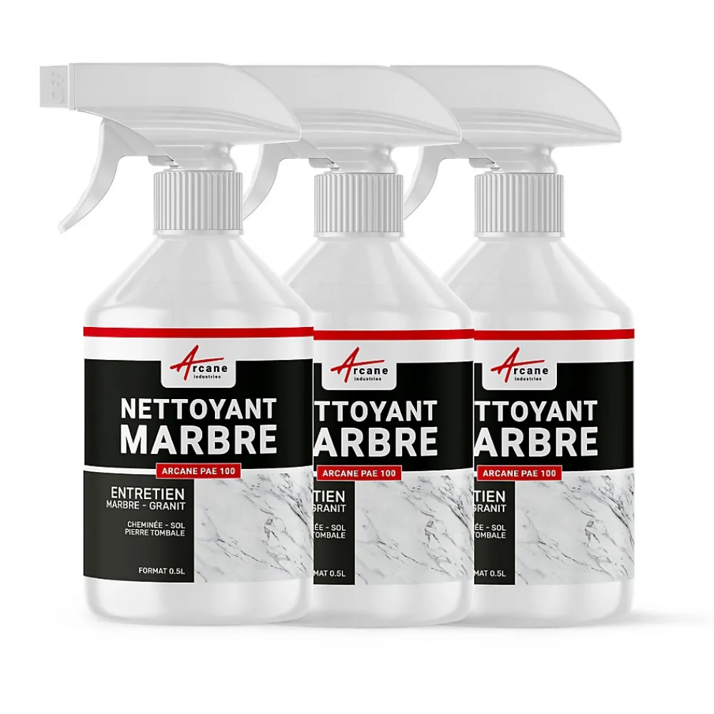 Arcane Industries NETTOYANT RÉNOVATEUR MARBRE - 0.5 L -* Produits De Gros Lessivage