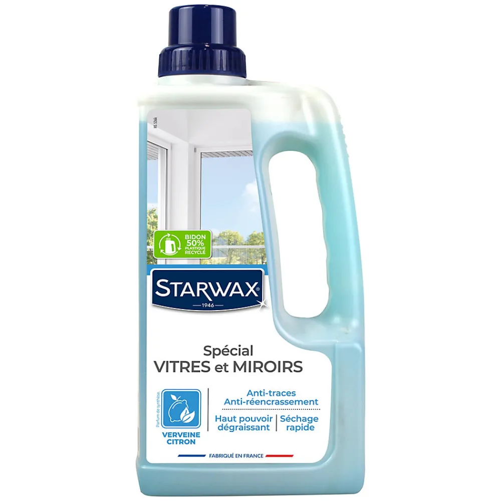 Nettoyant spécial vitres anti-traces à l'alcool 1L>Starwax Hot