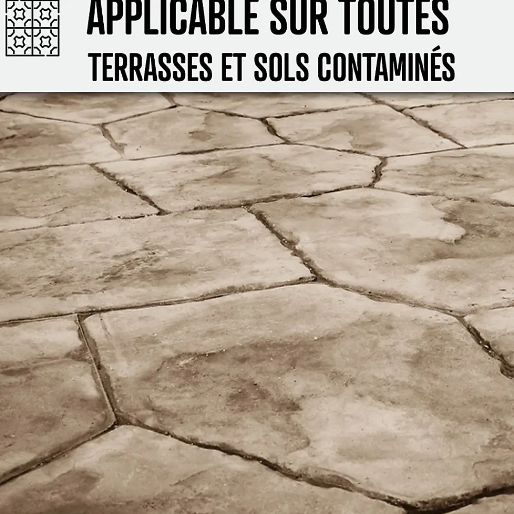 Nettoyant terrasse professionnel rapide pavé autobloquant pierre béton - 5 L ->Arcane Industries