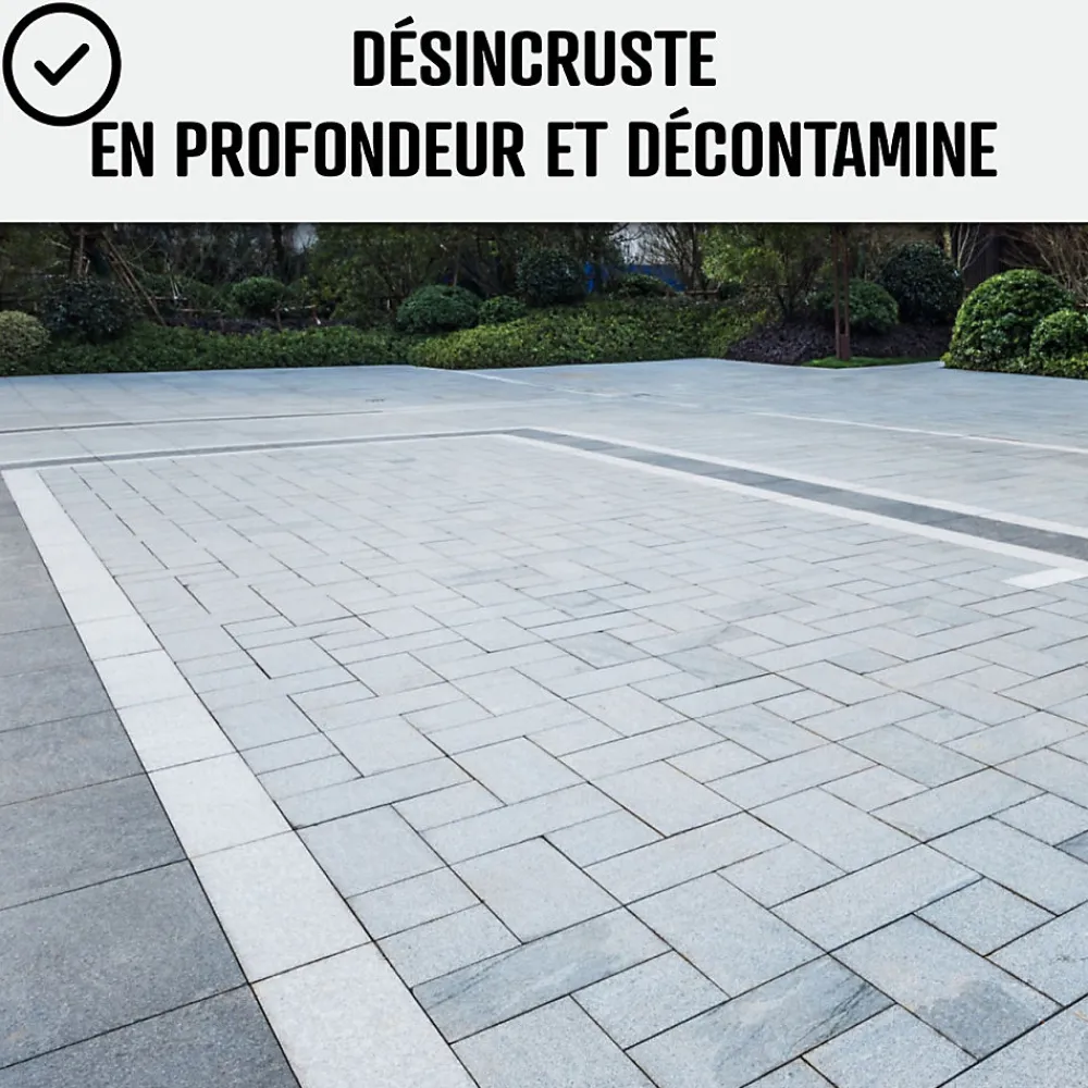 Nettoyant terrasse professionnel rapide pavé autobloquant pierre béton - 5 L ->Arcane Industries