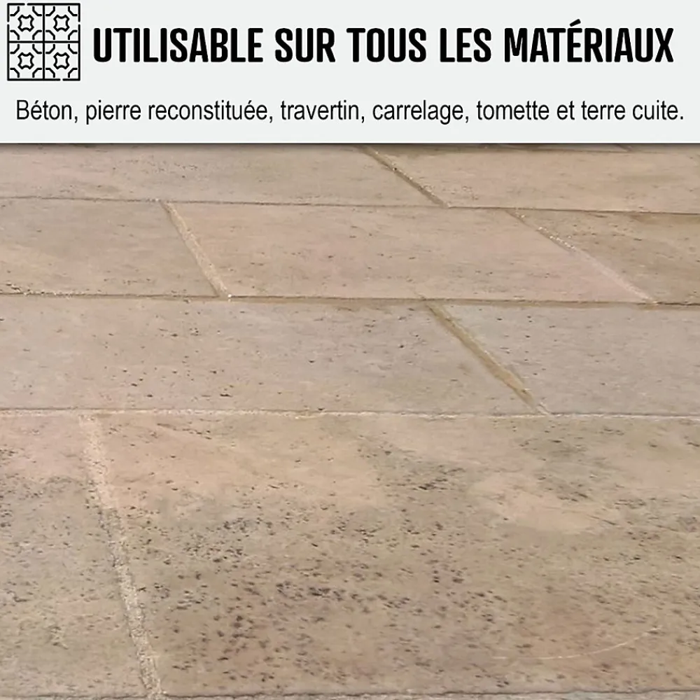Nettoyant terrasse professionnel rapide pavé autobloquant pierre béton - 5 L ->Arcane Industries
