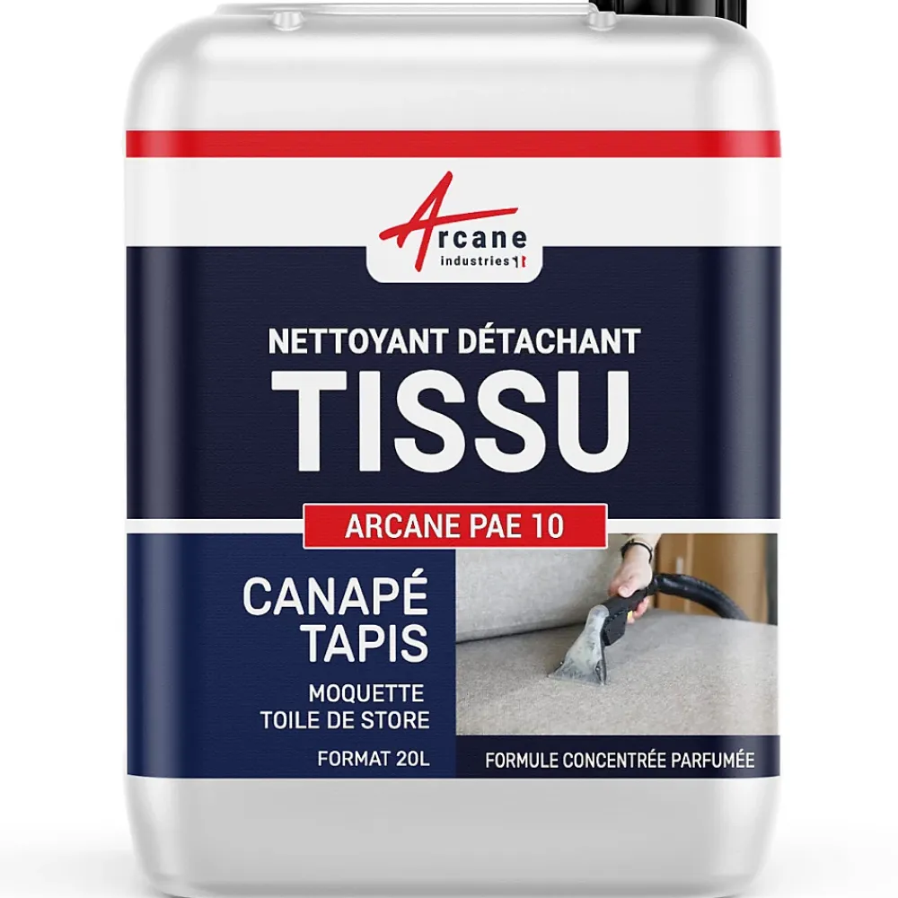 Arcane Industries NETTOYANT TOILES ET TEXTILES - 20 L -* Produits De Gros Lessivage