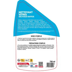 Nettoyant vitres pulvérisateur - séchage rapide 750ml>Spado Sale