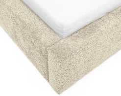 Orane - lit coffre - 180x200 cm - en tissu bouclette -><noscript><img width=