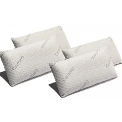 Eccox Oreiller - - Carbone - 60x40cm - Mi-ferme - Housse amovible - Effet anti-stress* Oreiller Mémoire De Forme