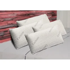 Eccox Oreiller - - Carbone - 90 x 40 cm - Fermeté Moyenne - Housse Amovible* Oreiller Mémoire De Forme