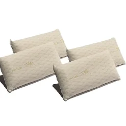 Eccox Oreiller - - Natur Care - 70 x 40 cm - Mousse à mémoire - Housse amovible - Beige* Oreiller Mémoire De Forme