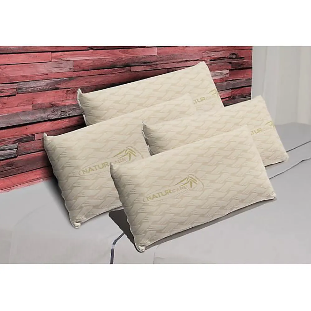 Eccox Oreiller - - Natur Care - 70 x 40 cm - Mousse à mémoire - Housse amovible - Beige* Oreiller Mémoire De Forme