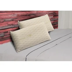 Eccox Oreiller - - Natur Care - 70 x 40 cm - Mousse à mémoire - Housse amovible - Beige* Oreiller Mémoire De Forme