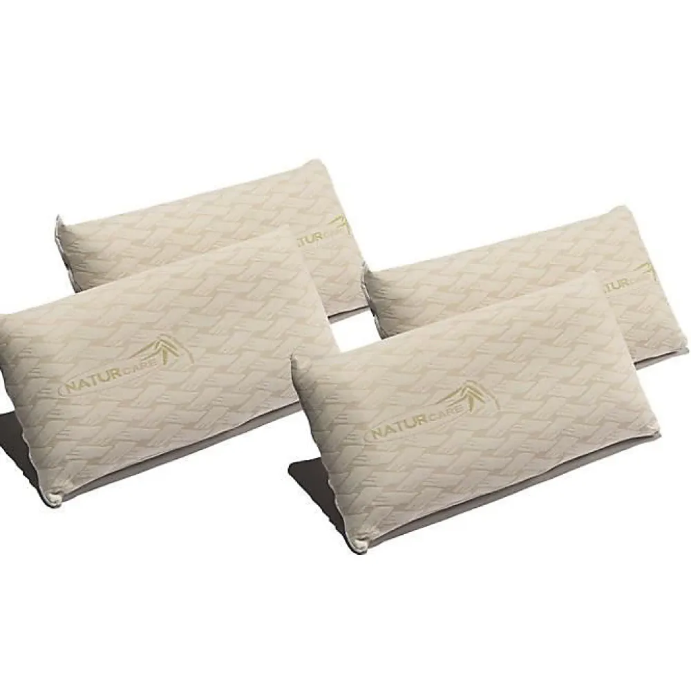 Eccox Oreiller - - Natur Care - 60 x 40 cm - Mousse à mémoire - Housse amovible - Beige* Oreiller Mémoire De Forme