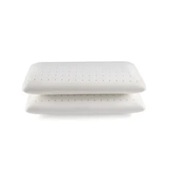 Eccox Oreiller - - Pack de 2 - Mousse à mémoire - 80x40 cm - Fermeté moyenne - Anti-acariens* Oreiller Mémoire De Forme