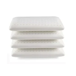 Oreiller - - Pack de 4 - Mousse à mémoire - 70x40 cm - Fermeté moyenne - Anti-acariens>Eccox