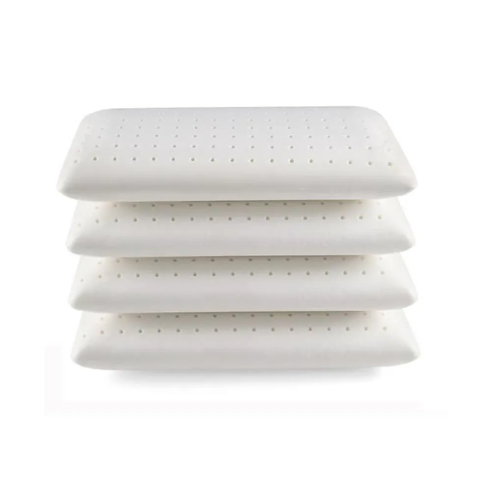 Oreiller - - Pack de 4 - Mousse à mémoire - 70x40 cm - Fermeté moyenne - Anti-acariens>Eccox