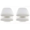 Eccox Oreiller - - Pack de 4 - 60x40 cm - Mousse à mémoire - Fermeté moyenne - Anti-acariens* Oreiller Mémoire De Forme