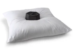 Vente-unique Oreiller 60 x 60 cm de DREAMEA - 600 gr - MARIN* Oreiller Moelleux