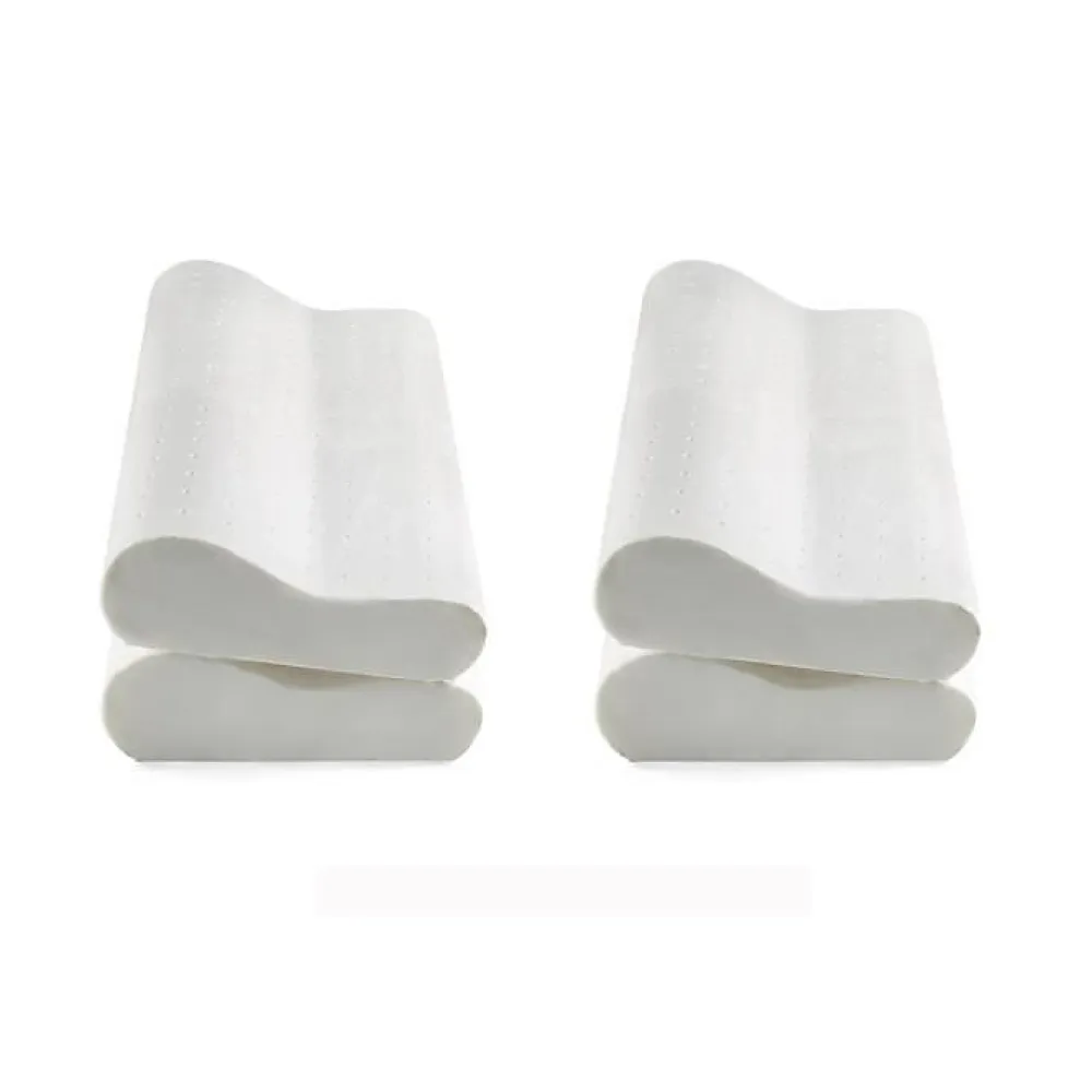 Oreiller cervical - - Perforé - 40 x 70 x 13 cm - Mousse à mémoire - Fermeté moyenne>Eccox Discount