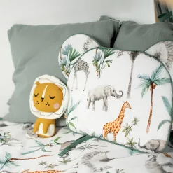 Oreiller coussin plat réversible Safari>Sevira Kids Online