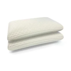 Oreiller Daccardo, coussin "barre de savon" déhoussable en mousse à mémoire de forme 71x41h11 cm, lot de 4>Talamo Italia Sale
