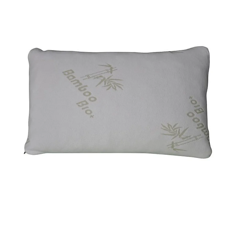 Oreiller de luxe en bambou Queen 50x76cm HG5076BM-blanc>Herzberg Online