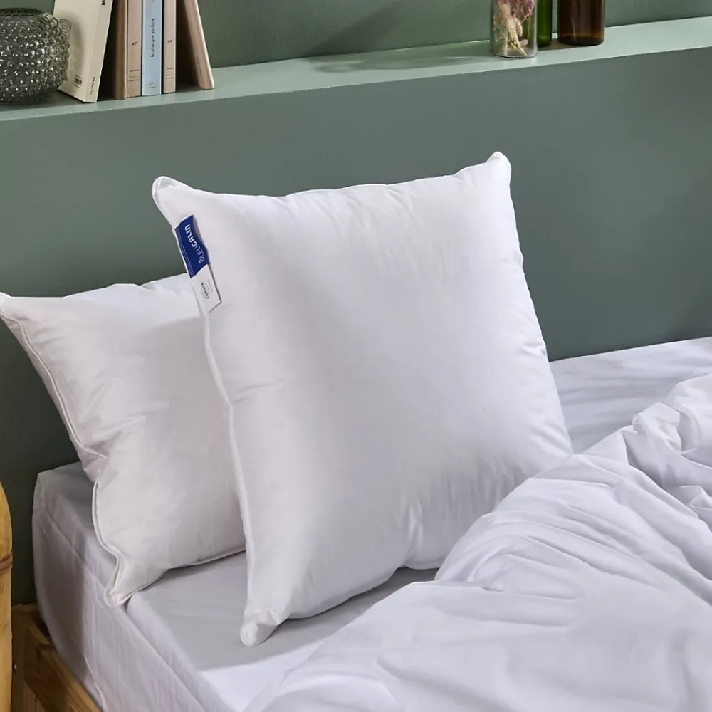 Bleu Calin Oreiller Duvet Moelleux 50x70cm 90% DUVET DE CANARD* Oreiller Moelleux