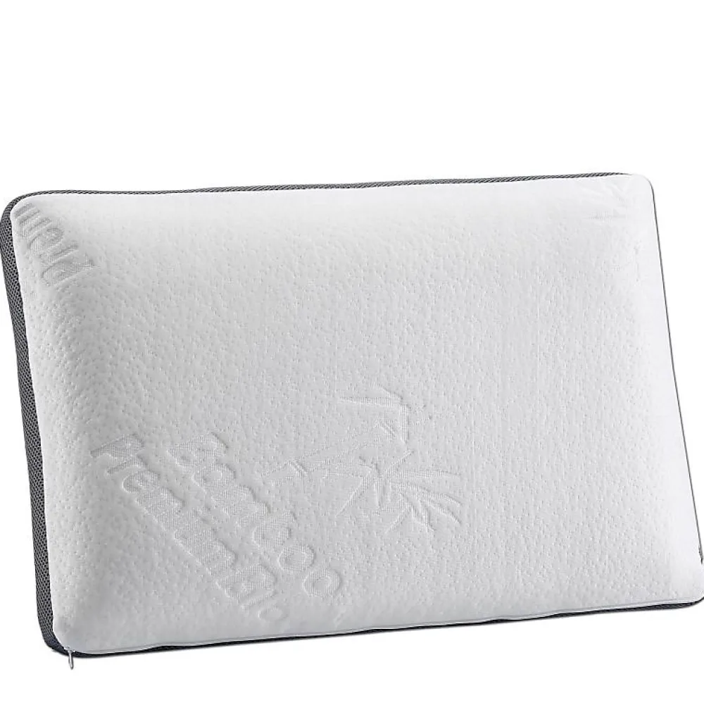 Herzberg Oreiller en bambou à mémoire de forme HG3D6040-WHT* Oreiller Mémoire De Forme