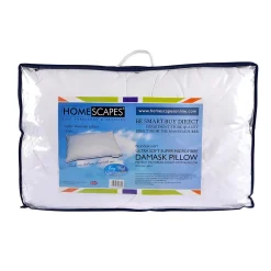 Homescapes Oreiller en microfibre et coton damassé, 50 x 75 cm -* Oreiller Ferme