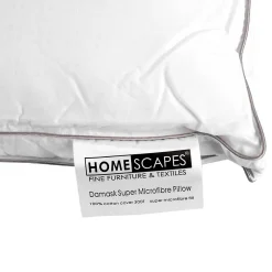 Homescapes Oreiller en microfibre et coton damassé, 50 x 75 cm -* Oreiller Ferme