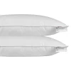 Homescapes Oreiller en plumes et duvet d'oie 40 x 80 cm - lot de 2 -* Oreiller Moelleux