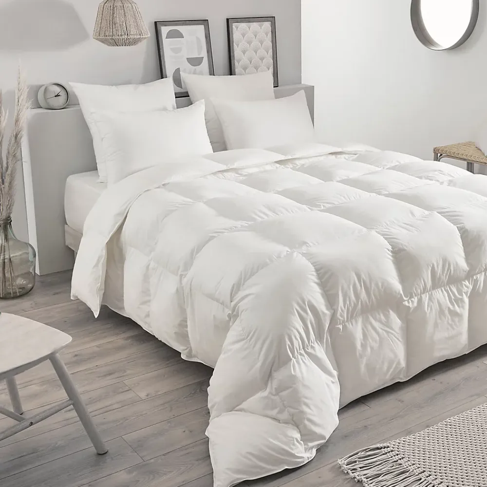 Toison d'Or Oreiller en plumettes et duvet (50x70 cm - Blanc)* Couette