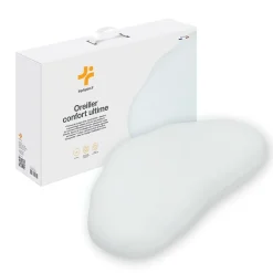 Inphysio Oreiller ergonomique en forme de nuage - mousse à mémoire de forme - 57x35x12 -* Oreiller Mémoire De Forme