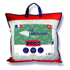 Oreiller Le Matelassé - 60x60 cm - Soutien ferme - Taie déhoussable - Fabriqué en France>Dodo Sale