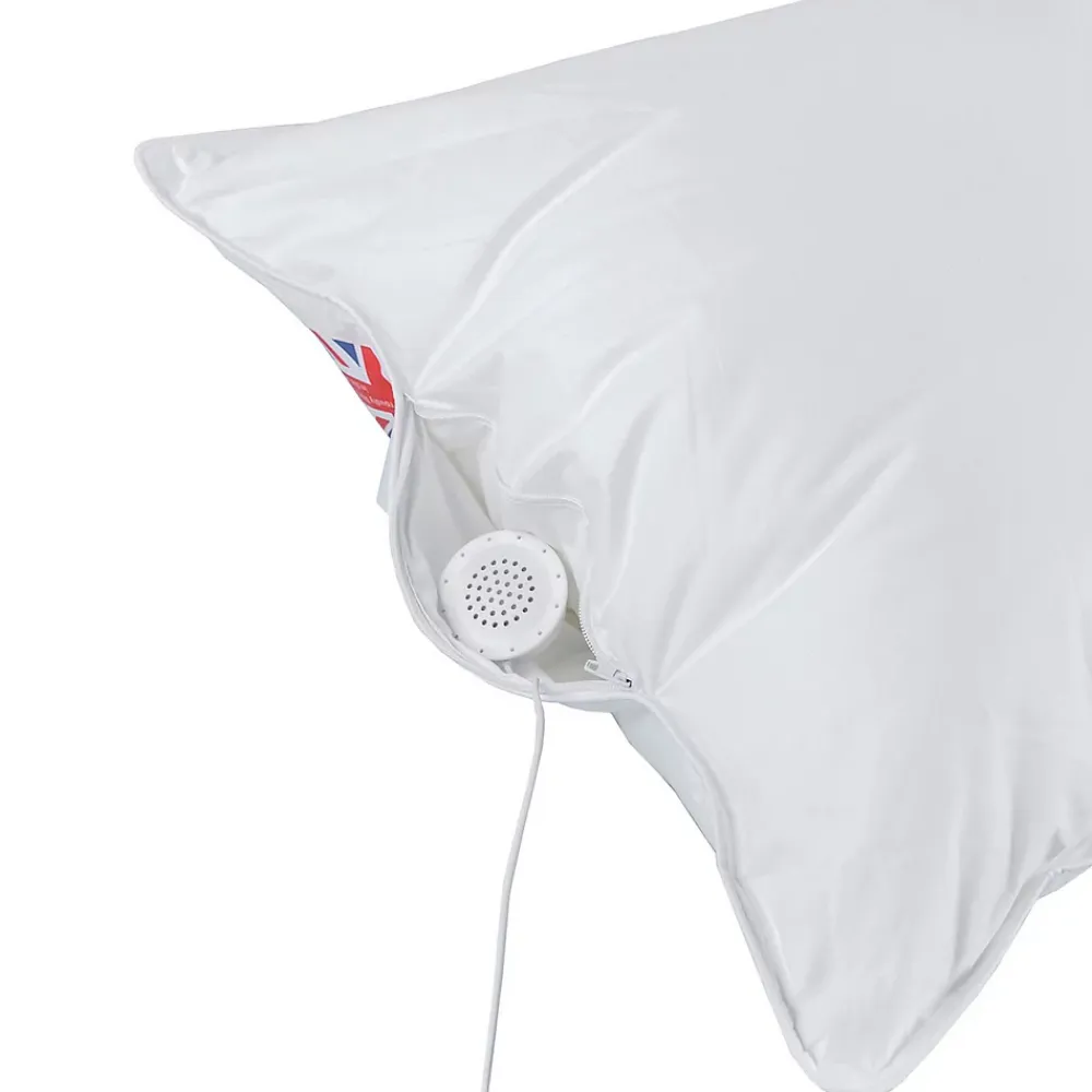 Homescapes Oreiller musical synthétique microfibre confort souplemoyen blanc 50 x 75 cm -* Oreiller Ferme