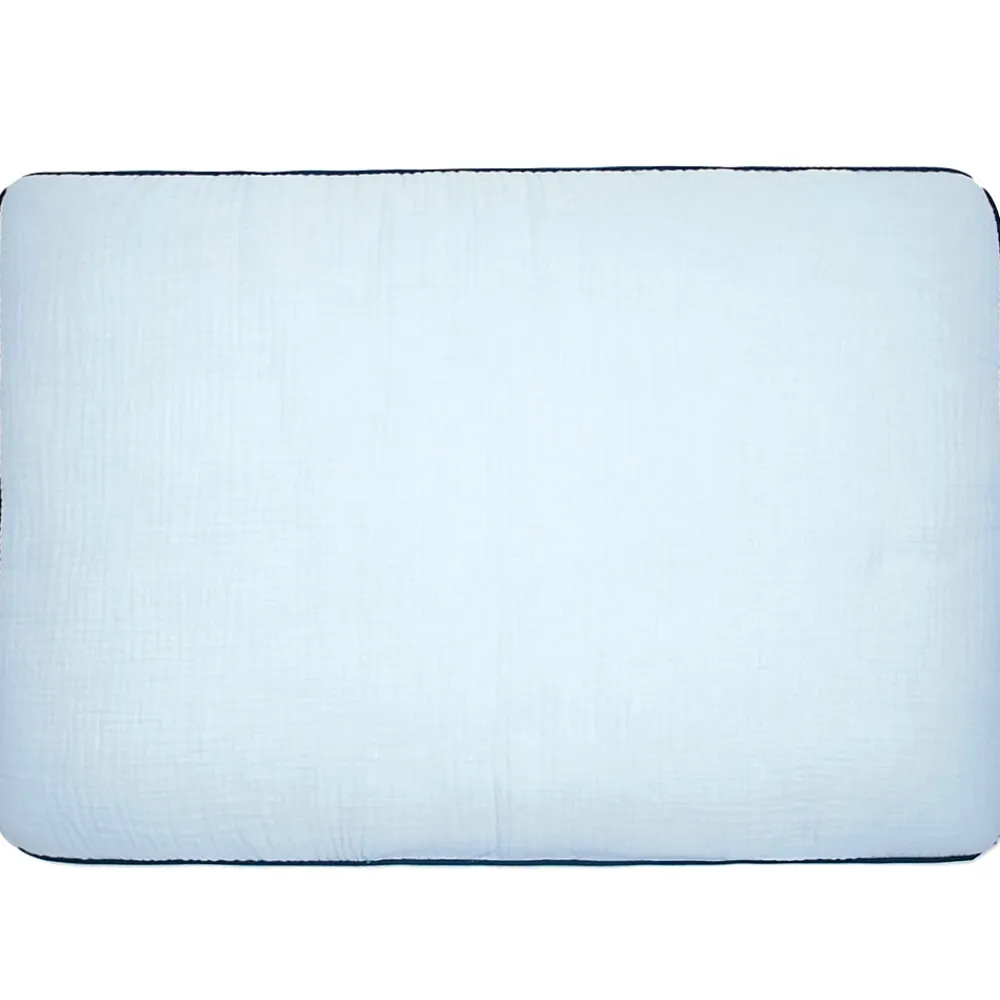 Sevira Kids Oreiller plat en gaze de coton Jeanne* Oreiller Moelleux