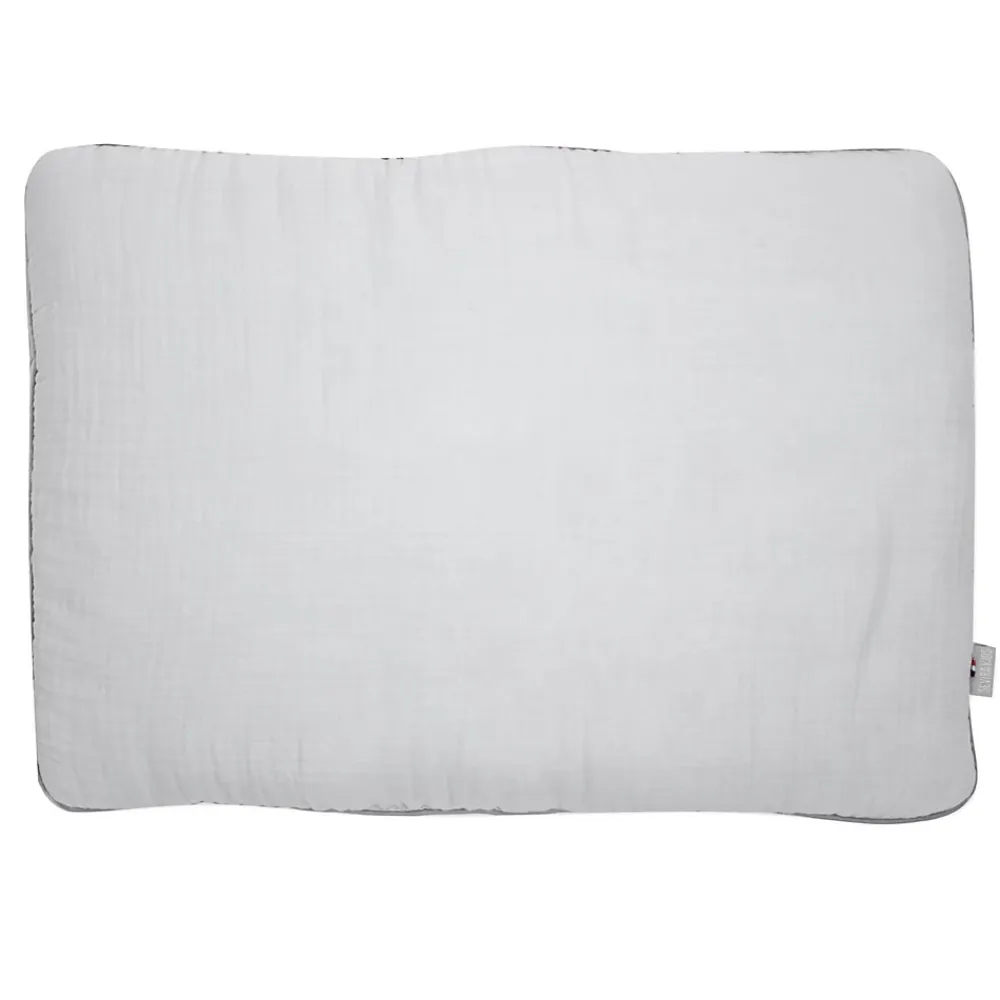 Sevira Kids Oreiller plat en gaze de coton Jeanne* Oreiller Moelleux