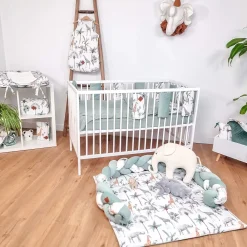 Sevira Kids Oreiller plat réversible en coton Safari* Oreiller Moelleux
