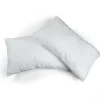 Oreiller rectangulaire ou carré moelleux 100% Polyester Fibres Creuses Coussin Promo Linge 50x70 cm Lot de 2>Promolinge Best