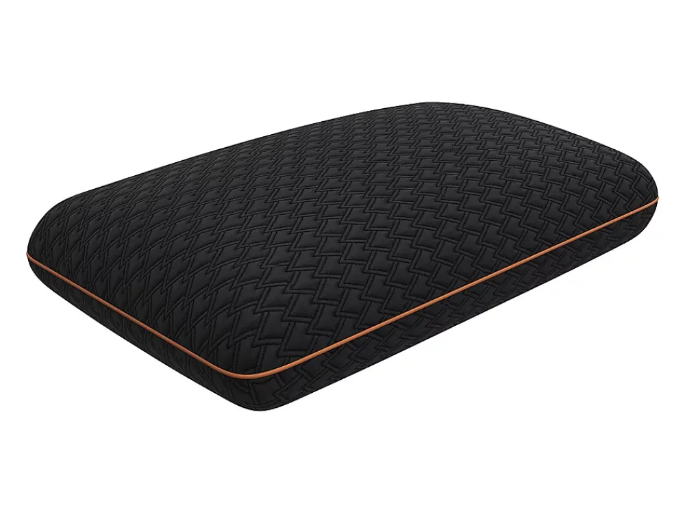Vente-unique Oreiller respirant à mémoire de forme charbon - Déhoussable - 40 x 60 cm - Noir - BALDIA* Oreiller Mémoire De Forme