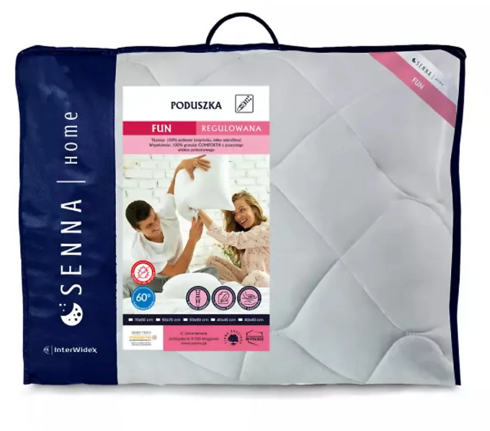 Oreiller réglable 60x60 FUN>Senna Home Hot