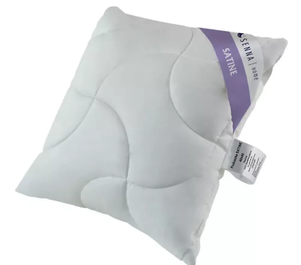 Senna Home Oreiller réglable 40x40 SATINE* Oreiller Moelleux