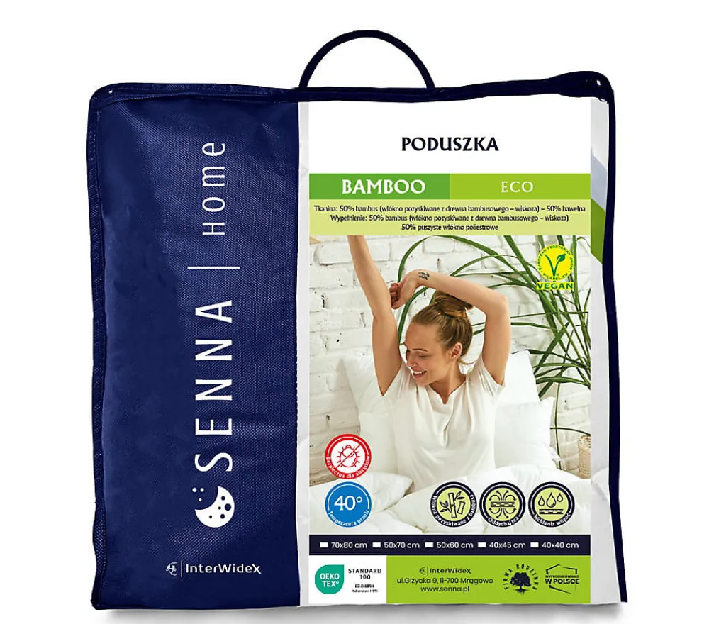 Oreiller 40x40 BAMBOO ECO 250g>Senna Home Best