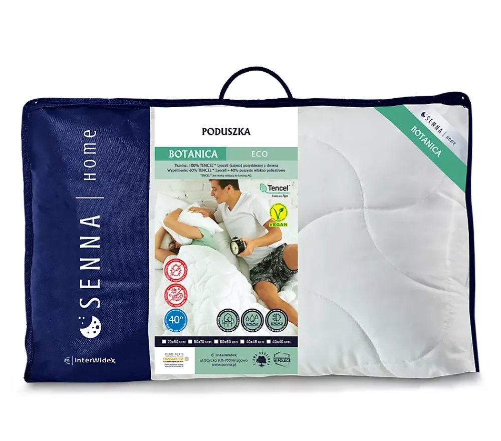 Senna Home Oreiller 40x60 BOTANICA ECO 400g* Oreiller Moelleux