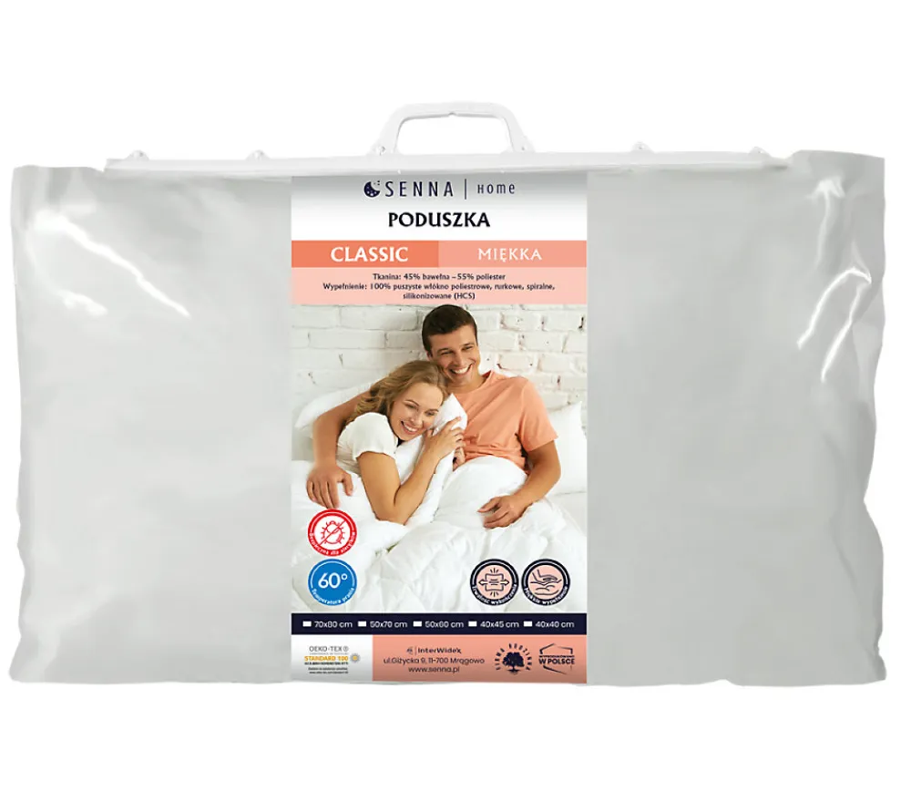 Oreiller 50x60 CLASSIC DOUX Blanc>Senna Home New