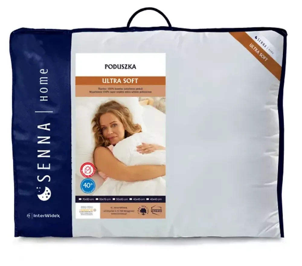 Senna Home Oreiller 70x70 ULTRA SOFT* Oreiller Moelleux