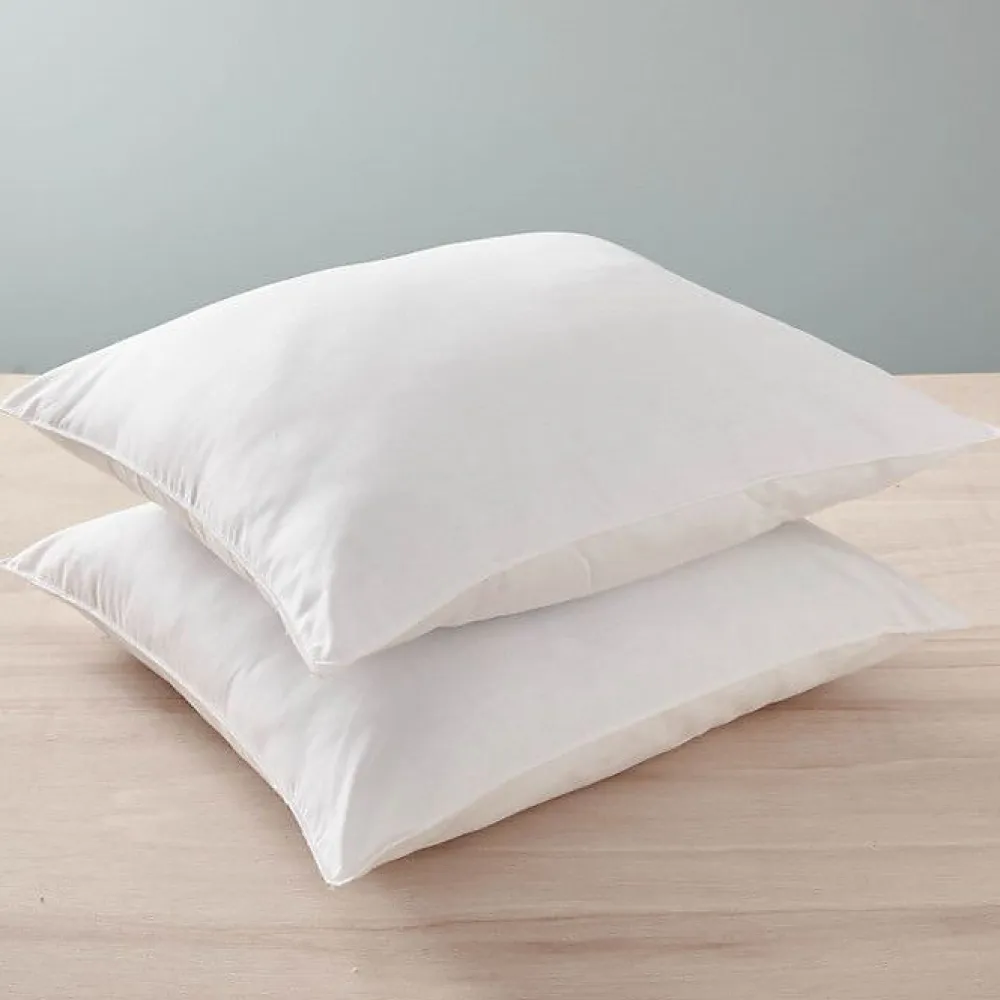 Blanreve Oreillers Blanrêve Lot de 2 60 x 60 cm Blanc polycoton recyclé* Oreiller Moelleux