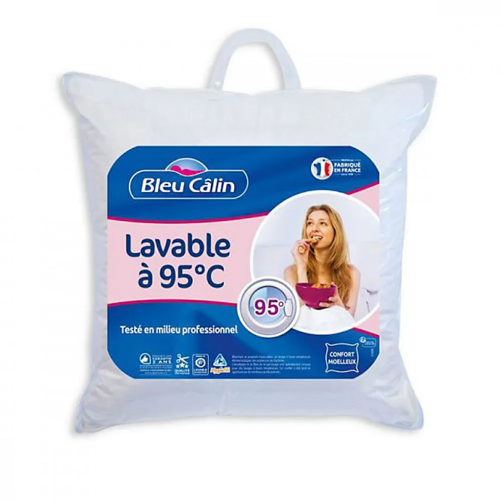 Oreillers Hygiafil 60 x 60 cm lot de 2>Bleu Calin Sale