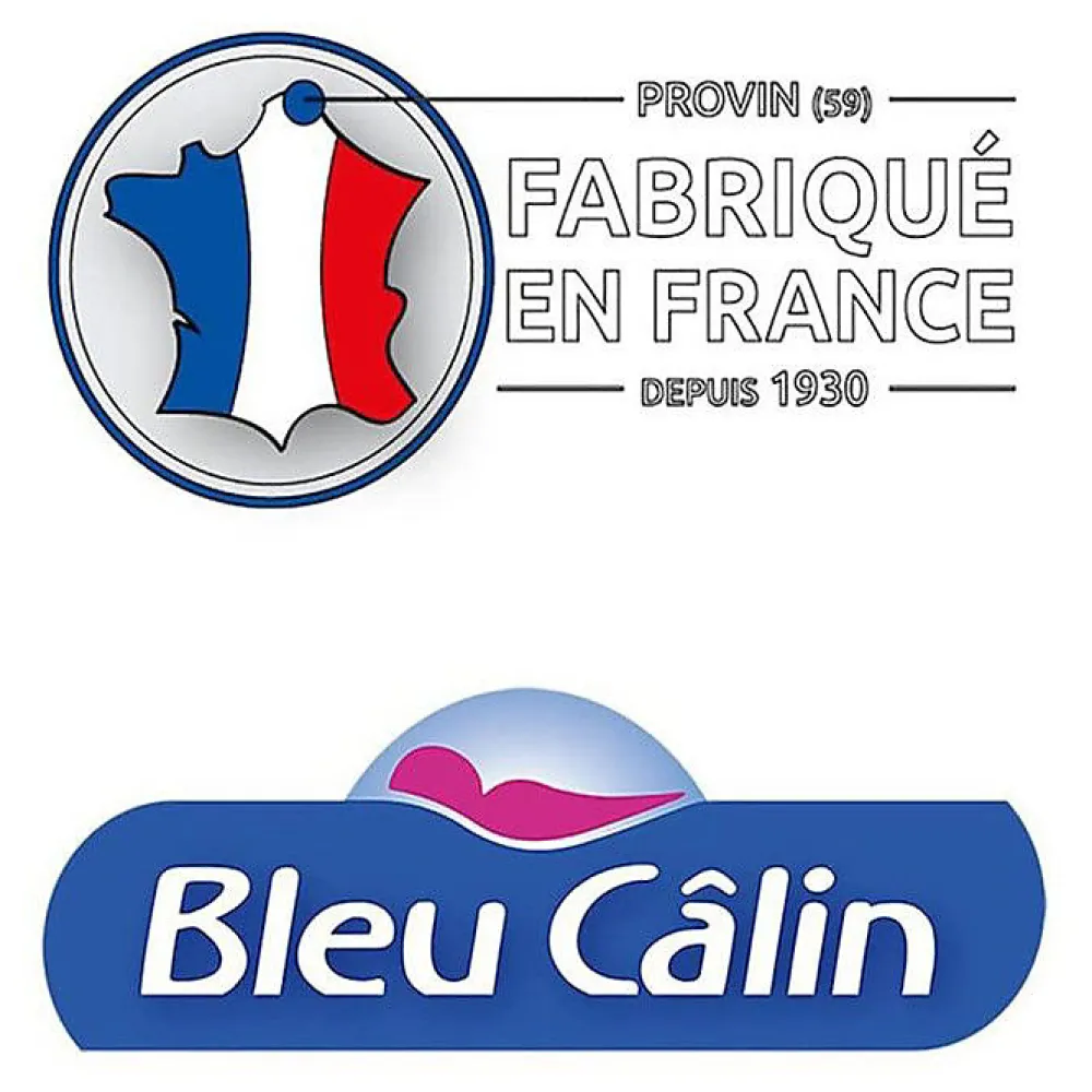 Oreillers Hygiafil 60 x 60 cm lot de 2>Bleu Calin Sale