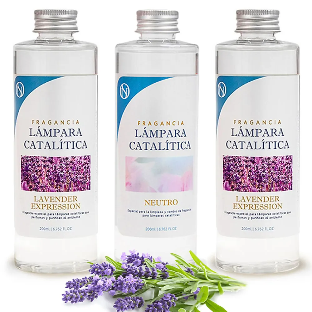 Pack économique 3 parfums pour lampe catalytique : 2 parfums Lavender Expression + nettoyant neutre>Mamamanuela New