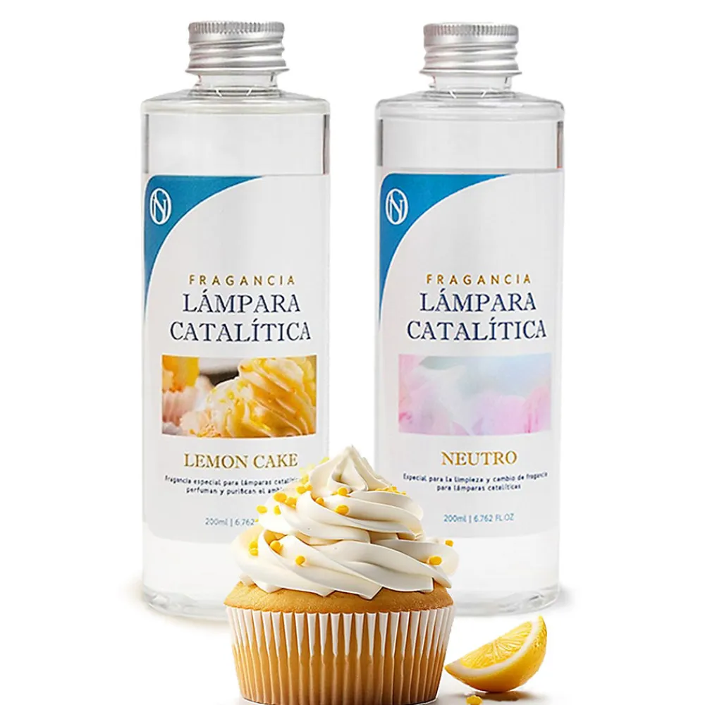 Pack économique Lampe Catalytique Orange Diamonds + Parfum Lemon Cake (500 ml) + Nettoyant Neutre (200 ml) + Mèche de Rechange>Mamamanuela New